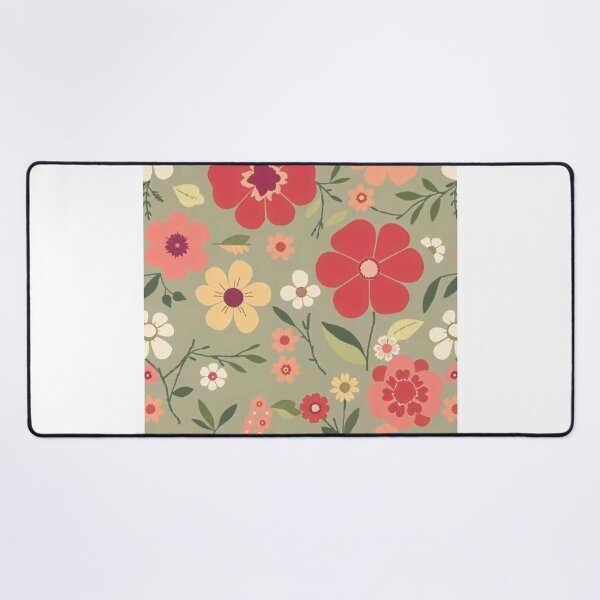 Item preview, Flat Floral Pattern Design - Elegant and Minimalistic Nature Illustration designed and sold by hjian8219.