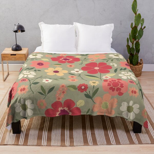 Item preview, Flat Floral Pattern Design - Elegant and Minimalistic Nature Illustration designed and sold by hjian8219.