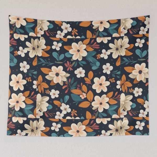 Item preview, Flat Floral Pattern Design - Elegant and Minimalistic Nature Illustration designed and sold by hjian8219.