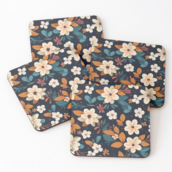 Item preview, Flat Floral Pattern Design - Elegant and Minimalistic Nature Illustration designed and sold by hjian8219.