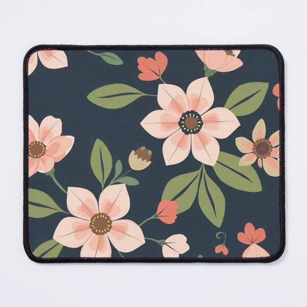 Item preview, Flat Floral Pattern Design - Elegant and Minimalistic Nature Illustration designed and sold by hjian8219.