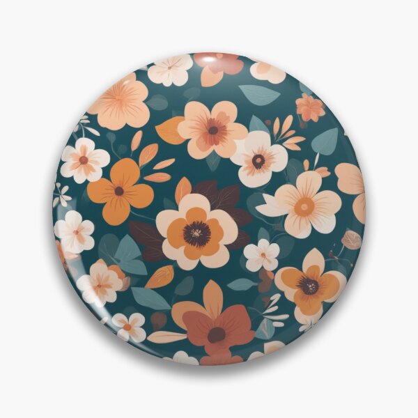 Item preview, Flat Floral Pattern Design - Elegant and Minimalistic Nature Illustration designed and sold by hjian8219.