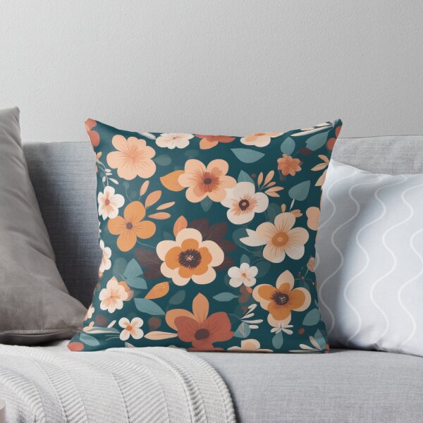 Item preview, Flat Floral Pattern Design - Elegant and Minimalistic Nature Illustration designed and sold by hjian8219.