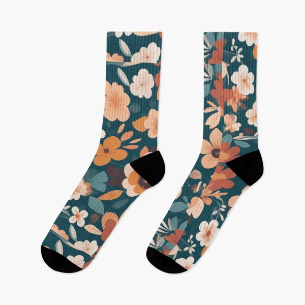 Item preview, Flat Floral Pattern Design - Elegant and Minimalistic Nature Illustration designed and sold by hjian8219.