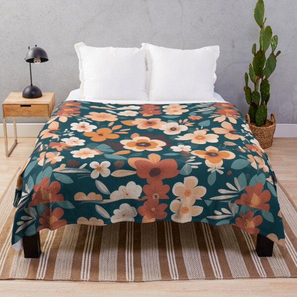 Item preview, Flat Floral Pattern Design - Elegant and Minimalistic Nature Illustration designed and sold by hjian8219.
