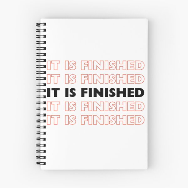 Item preview, Repeated "IT IS FINISHED" designed and sold by ShepherdsStore.