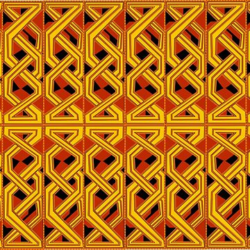Artwork thumbnail, Ancient Geometric Design Pattern by xorbah