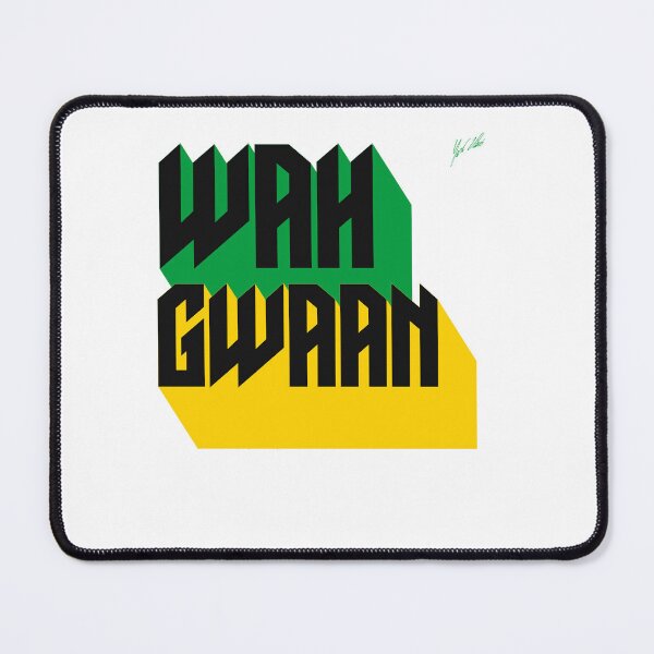 Item preview, Jamaican Greeting T-Shirt "Wah Gwaan?" Caribbean Funny Quote Design, Jamaican Proverbs, Bold Jamaican Quote designed and sold by KaribbeanPosse.