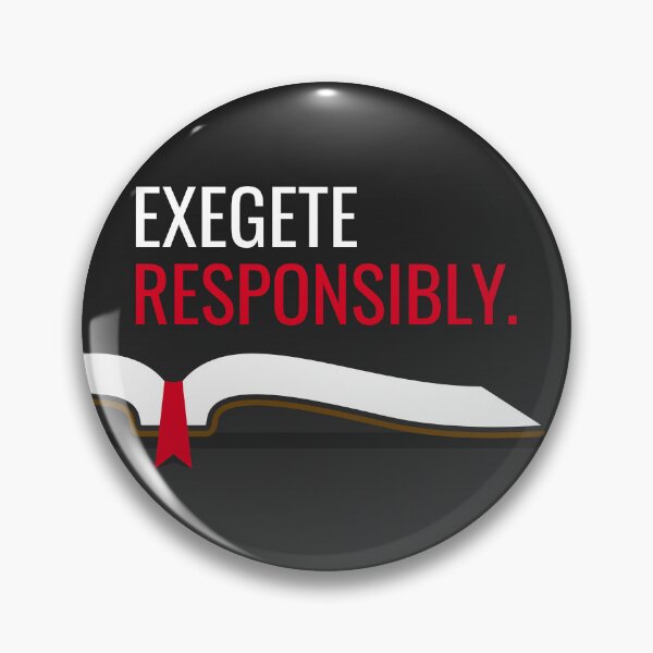 Item preview, Exegete Responsibly - Dark - Red designed and sold by eBovell.
