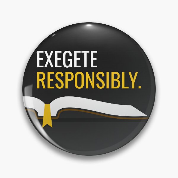 Item preview, Exegete Responsibly - Dark - Yellow designed and sold by eBovell.