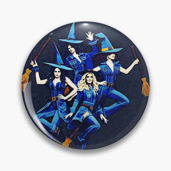 Item preview, B*Witched Irish Witches in Denim - Hexes and Hemline designed and sold by D-My-Pop.