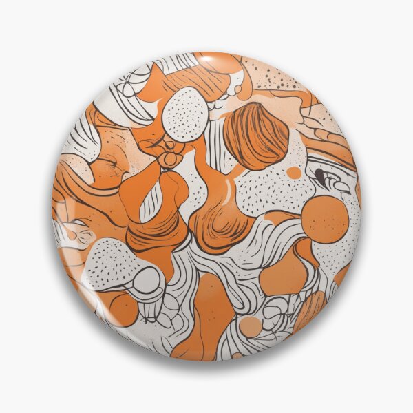 Item preview, Hand-Drawn Abstract Organic Shapes Background - Creative and Freeform Design designed and sold by hjian8219.