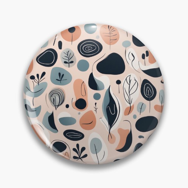 Item preview, Hand-Drawn Abstract Organic Shapes Background - Creative and Freeform Design designed and sold by hjian8219.