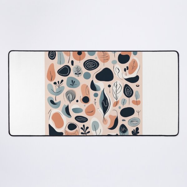 Item preview, Hand-Drawn Abstract Organic Shapes Background - Creative and Freeform Design designed and sold by hjian8219.