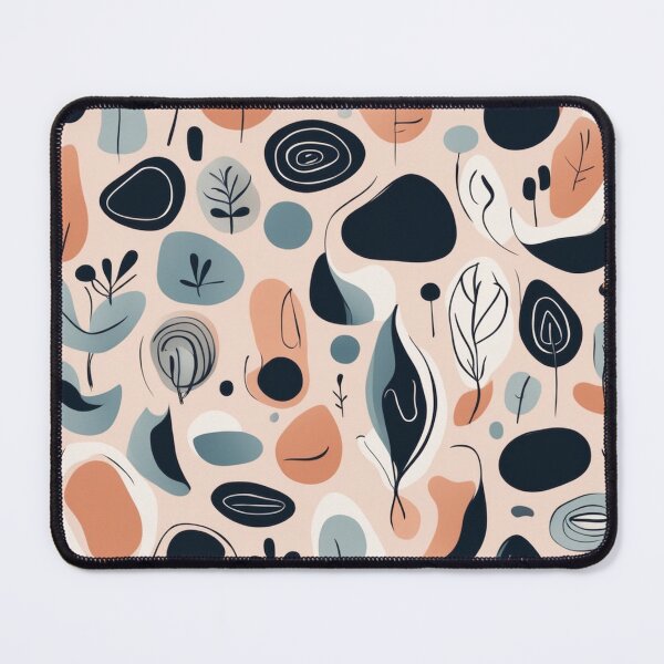 Item preview, Hand-Drawn Abstract Organic Shapes Background - Creative and Freeform Design designed and sold by hjian8219.