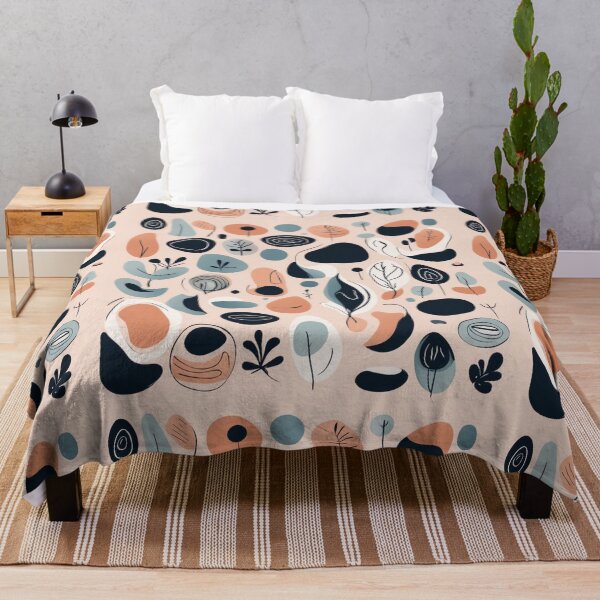 Item preview, Hand-Drawn Abstract Organic Shapes Background - Creative and Freeform Design designed and sold by hjian8219.