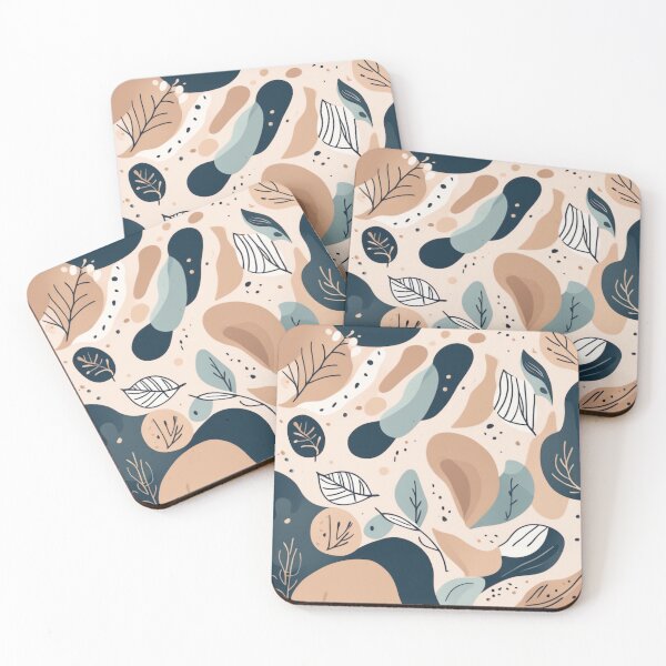Item preview, Hand-Drawn Abstract Organic Shapes Background - Creative and Freeform Design designed and sold by hjian8219.