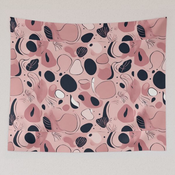 Item preview, Hand-Drawn Abstract Organic Shapes Background - Creative and Freeform Design designed and sold by hjian8219.
