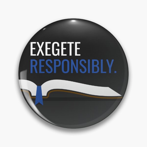 Item preview, Exegete Responsibly - Dark - Blue designed and sold by eBovell.