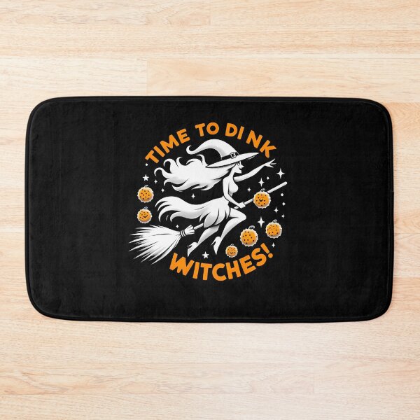 Item preview, Time To Dink Witches Pickleball , Halloween Witch with broom  designed and sold by Smix Pixels.