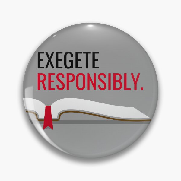 Item preview, Exegete Responsibly - Light - Red designed and sold by eBovell.