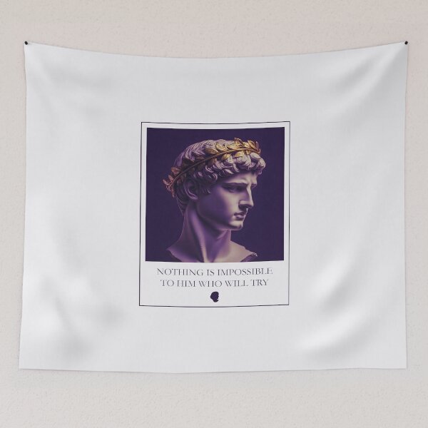 Item preview, Alexander the Great - Nothing is Impossible to Him who will Try designed and sold by Call-Me-AV.