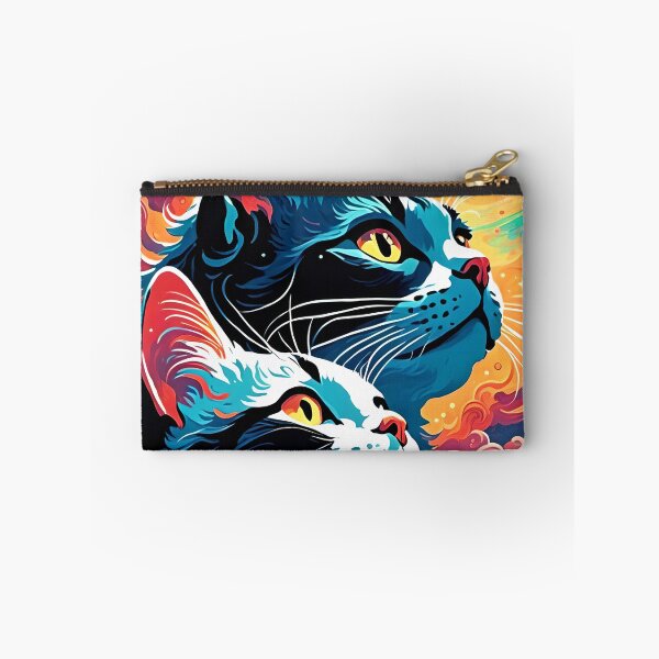 Item preview,  Whimsical Cat Art - Dark Fantasy and Cats - Cat lover Room Decor designed and sold by Wiss2Arts.