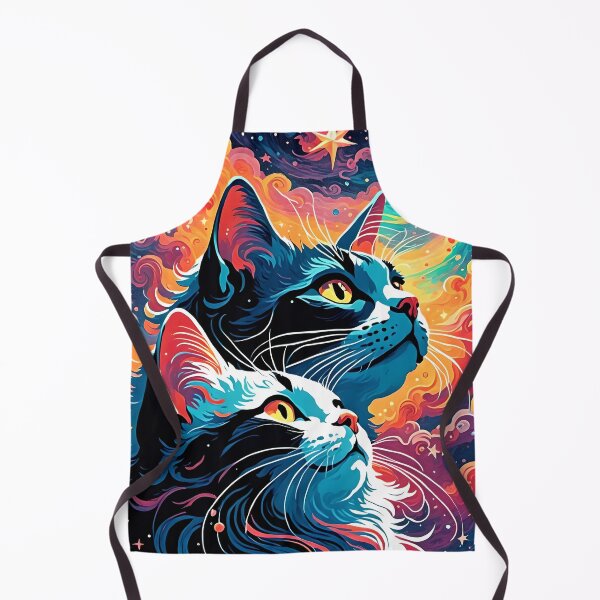 Item preview, Whimsical Cat Art - Dark Fantasy and Cats - Cat lover Room Decor designed and sold by Wiss2Arts.