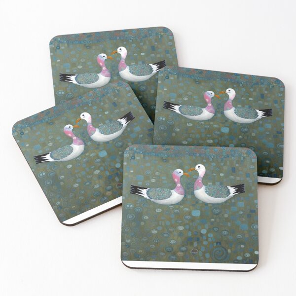 Item preview,  Abstract Sea Gulls Art designed and sold by TheDarkWardrobe.