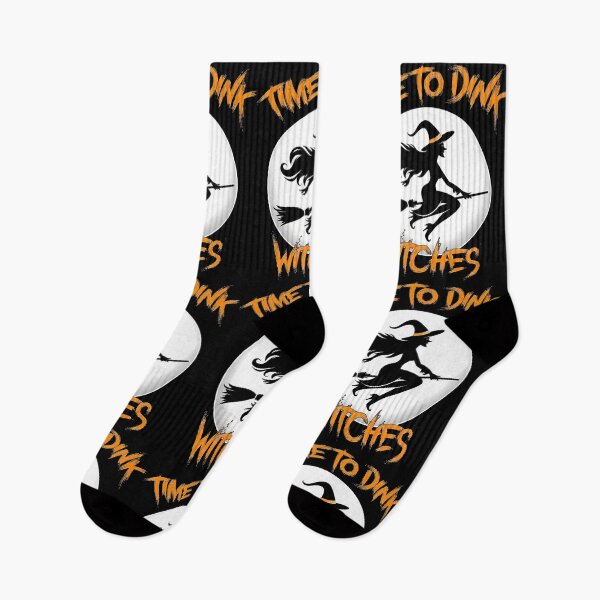 Item preview, Time To Dink Witches Pickleball , Halloween Witch with broom  designed and sold by Smix Pixels.
