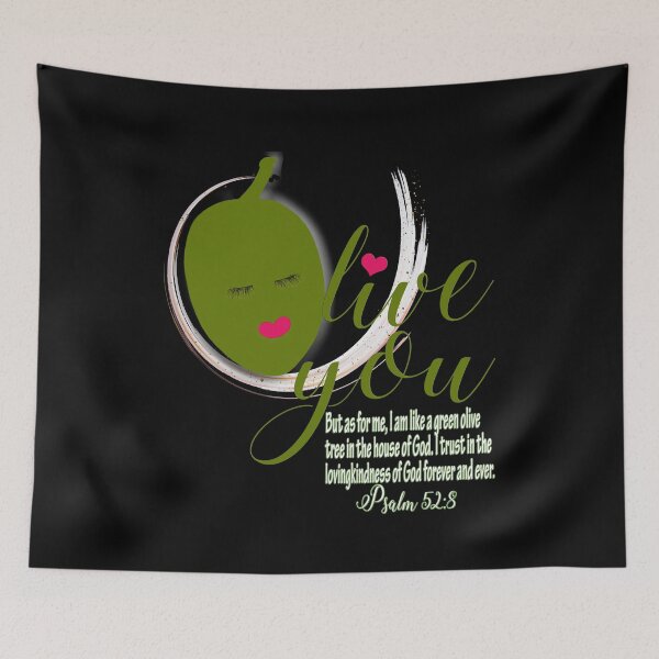 Item preview, Olive You Psalm 52:8 designed and sold by Angelic Gangster.