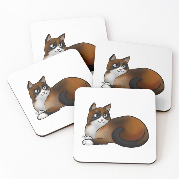 Item preview, Cat - Snowshoe Cat - Red designed and sold by Jennifer Stolzer.