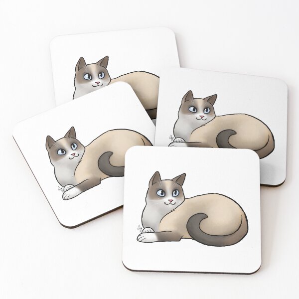Item preview, Cat - Snowshoe Cat - Lilac designed and sold by Jennifer Stolzer.