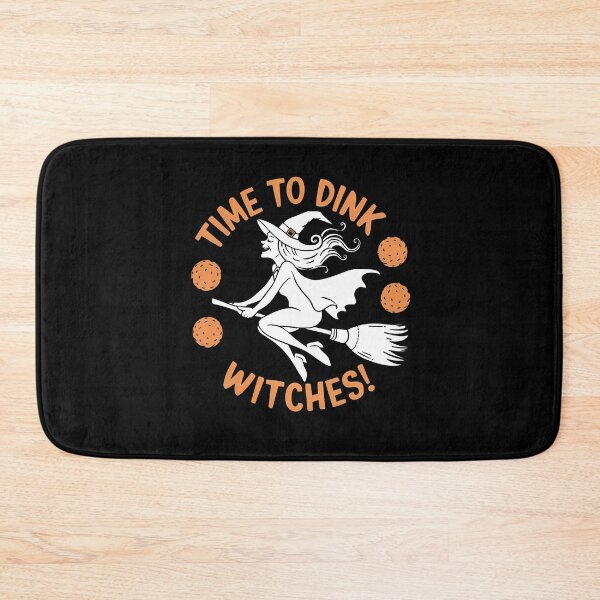 Item preview, Time To Dink Witches Pickleball , Halloween Witch with broom  designed and sold by Smix Pixels.