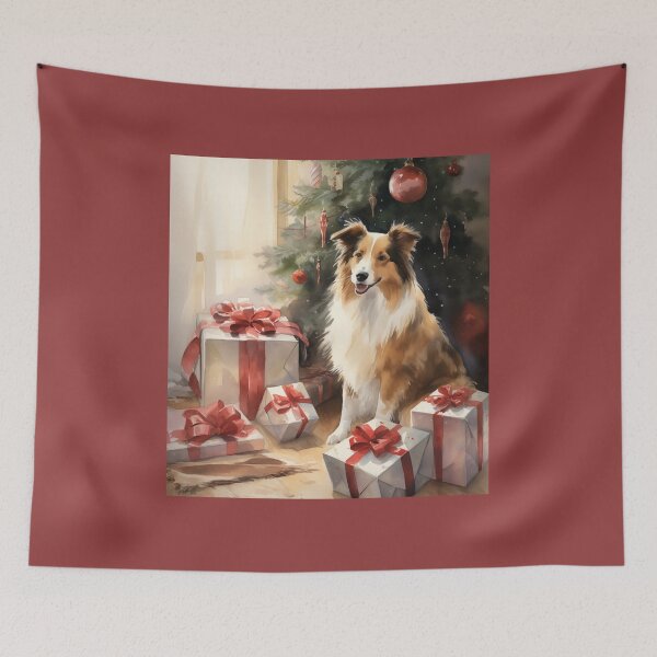 Item preview, Christmas Collie designed and sold by Samuelsboro.