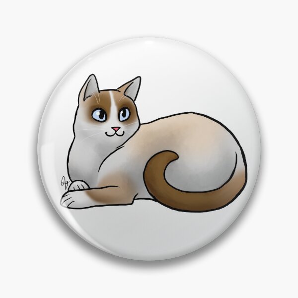 Item preview, Cat - Snowshoe Cat - Chocolate designed and sold by Jennifer Stolzer.