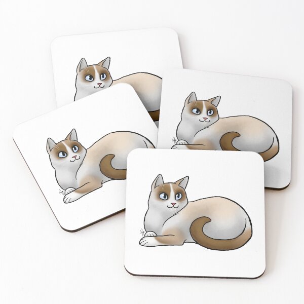 Item preview, Cat - Snowshoe Cat - Chocolate designed and sold by Jennifer Stolzer.