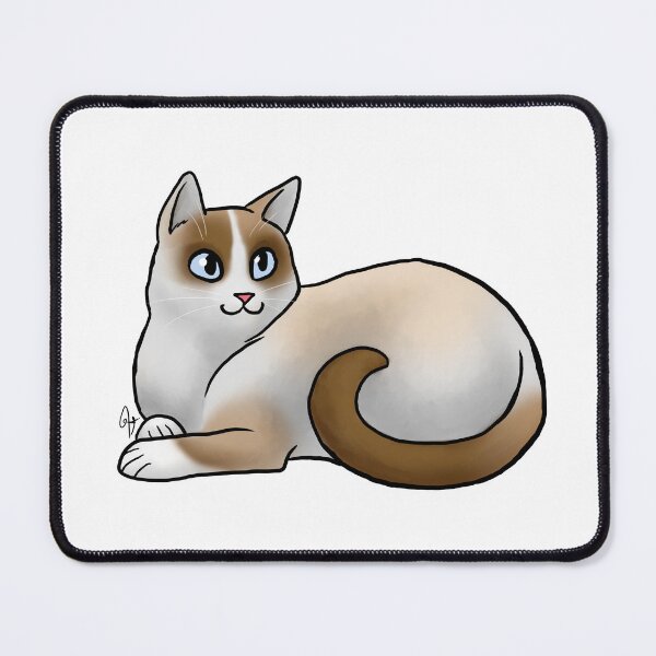 Item preview, Cat - Snowshoe Cat - Chocolate designed and sold by Jennifer Stolzer.