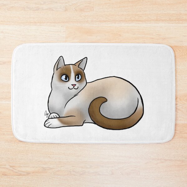Item preview, Cat - Snowshoe Cat - Chocolate designed and sold by Jennifer Stolzer.