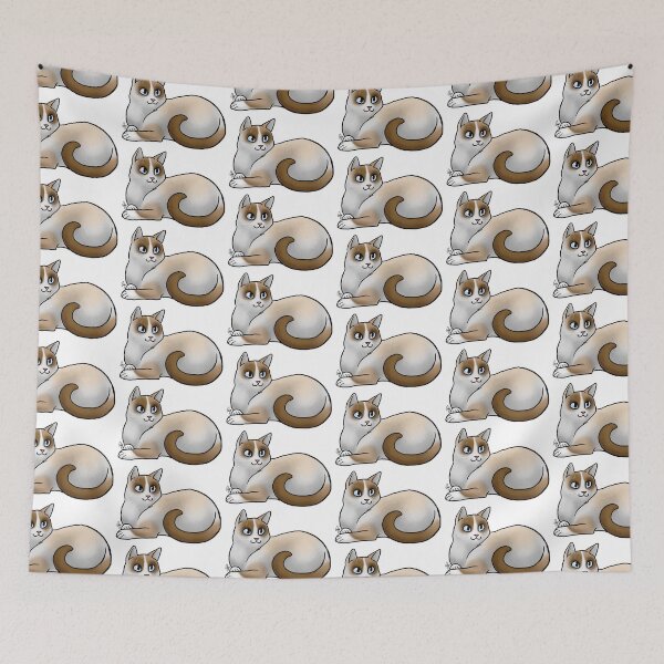 Item preview, Cat - Snowshoe Cat - Chocolate designed and sold by Jennifer Stolzer.