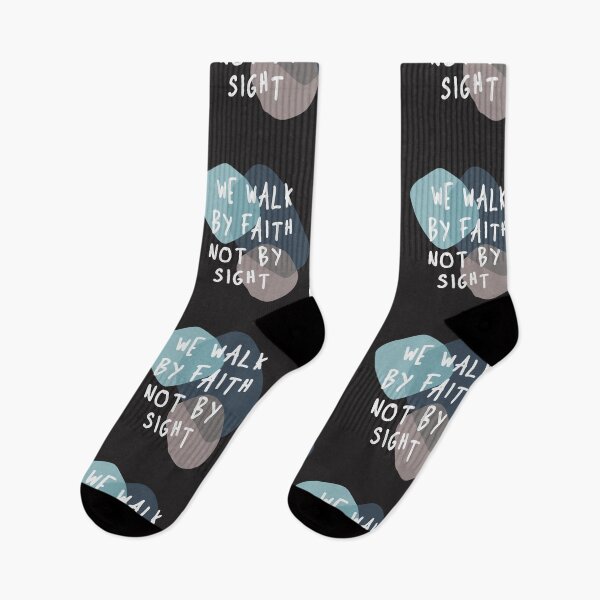 Item preview, We Walk By Faith Not By Sight - Christian Quote designed and sold by cidolopez.