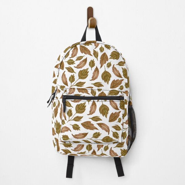 Item preview, Watercolor Dahlia Leaves Pattern (Brown) designed and sold by andrebalest.art.