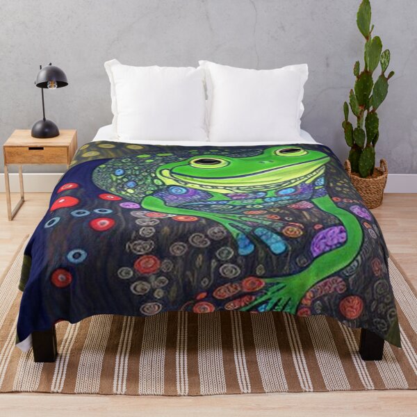 Item preview, Abstract Frog On Lili Pond designed and sold by TheDarkWardrobe.