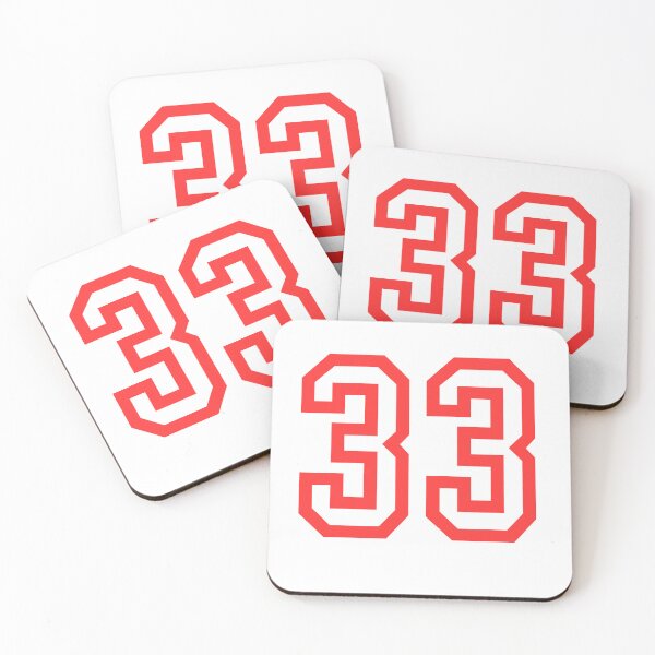 Item preview, The number 33 - red designed and sold by citmgpod.