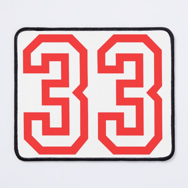 Item preview, The number 33 - red designed and sold by citmgpod.