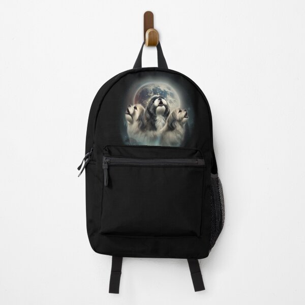 Item preview, 3 Shih Tzu moon - parody of Three Wolf Moon with shih tzus designed and sold by hitechmom.