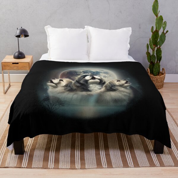 Item preview, 3 Shih Tzu moon - parody of Three Wolf Moon with shih tzus designed and sold by hitechmom.