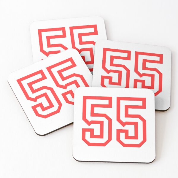 Item preview, The number 55 - red designed and sold by citmgpod.