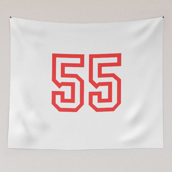 Item preview, The number 55 - red designed and sold by citmgpod.