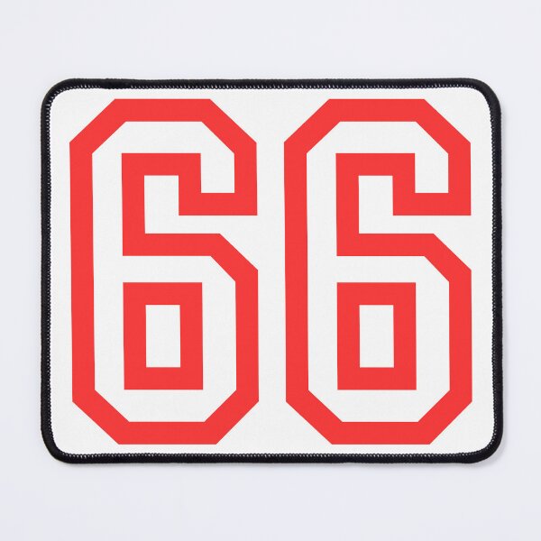 Item preview, The number 66 - red designed and sold by citmgpod.